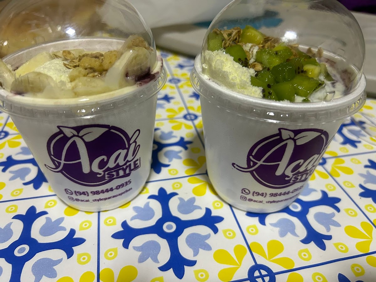 Copos de açaí Açaí Style