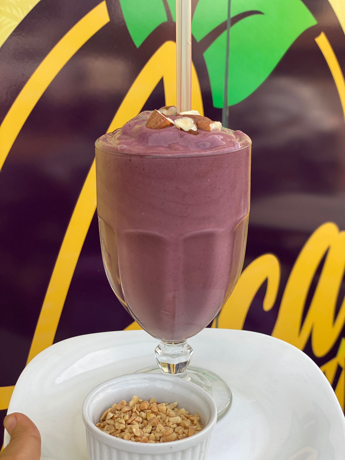 Milk-shake de açaí cremoso