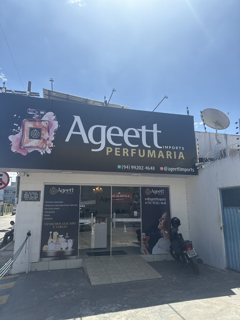Fachada da Ageett Perfumaria na Avenida Antônio Maia