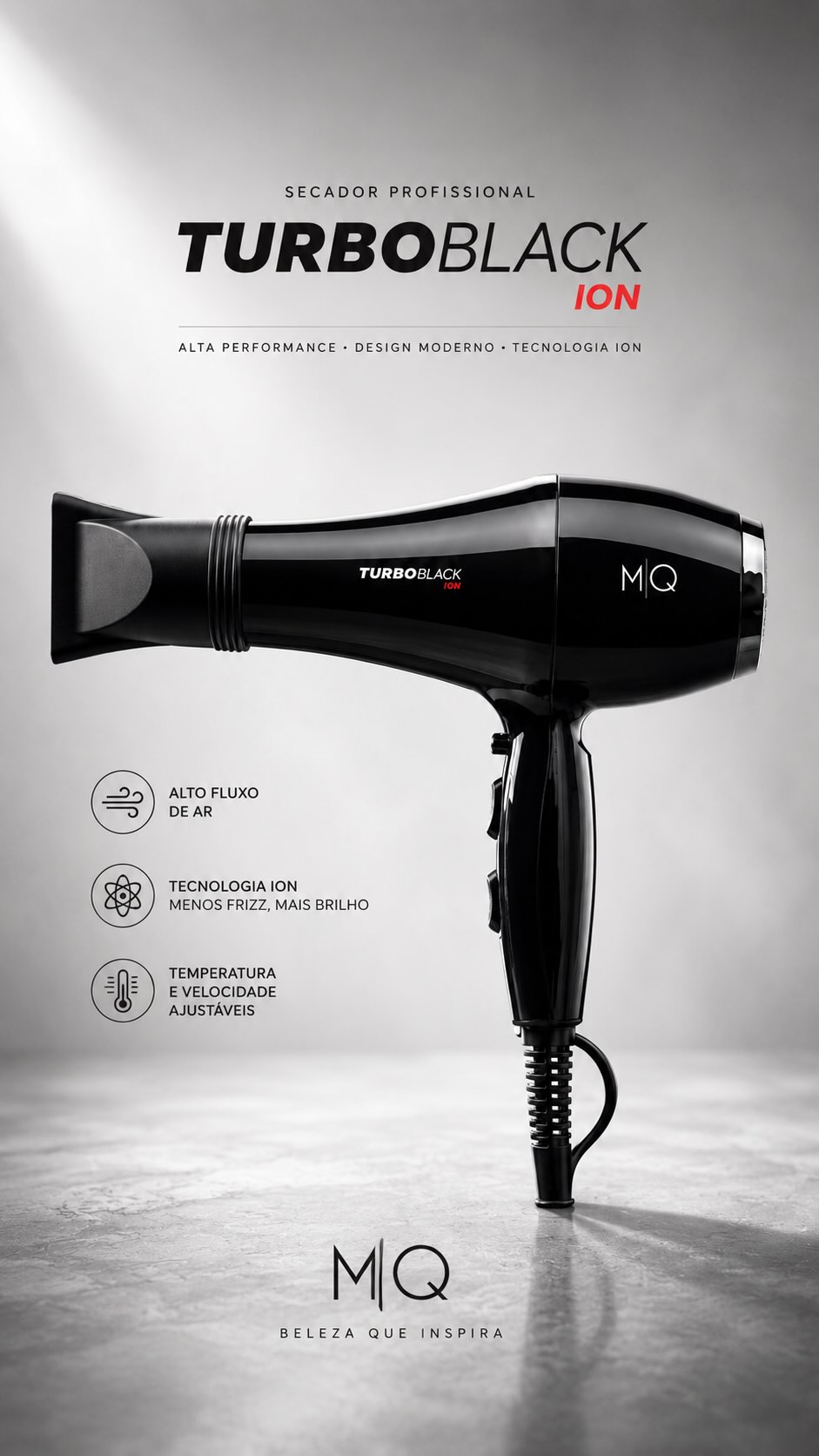Secador de cabelo profissional