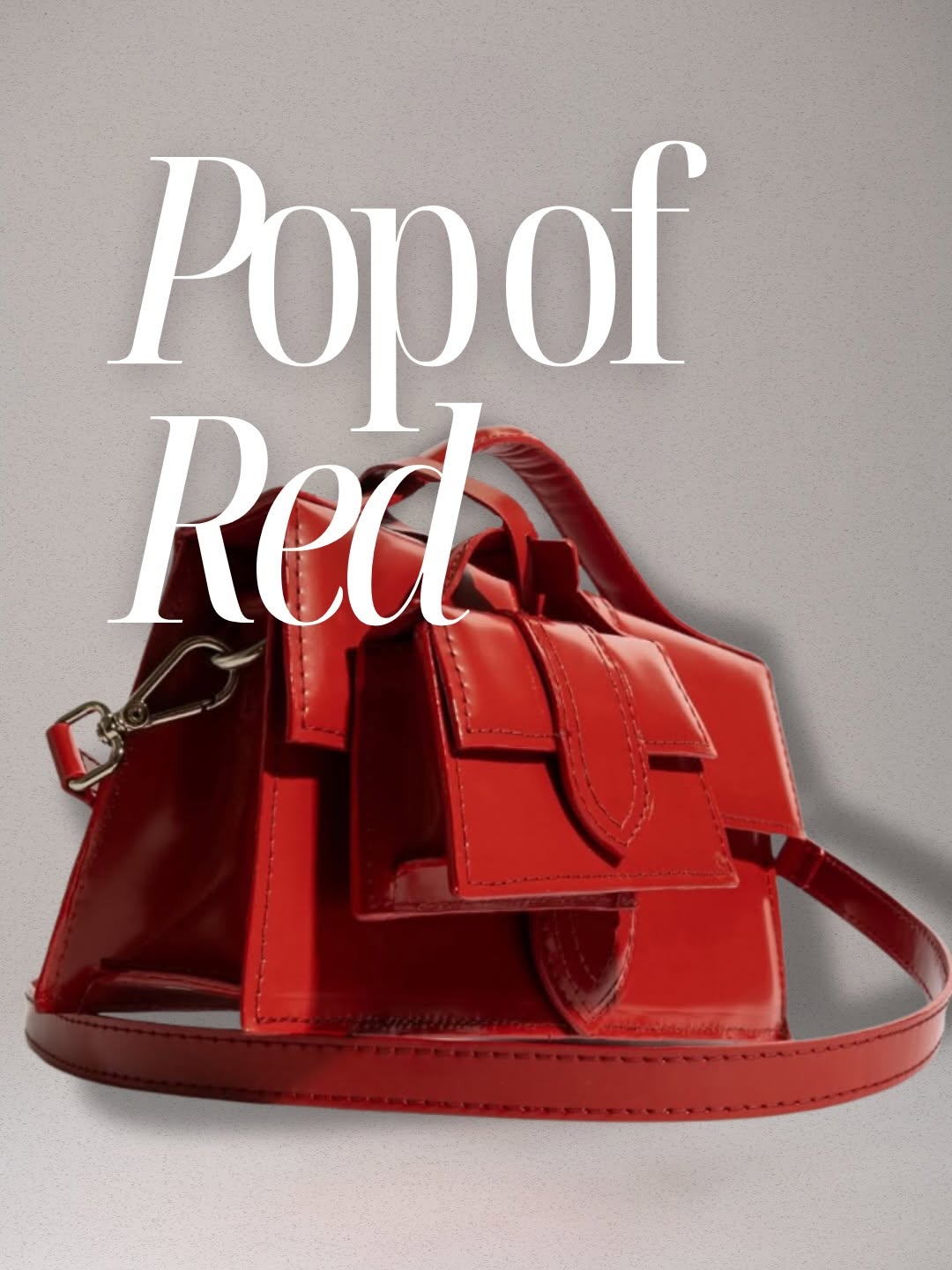 Bolsa vermelha em destaque na DONNA Store