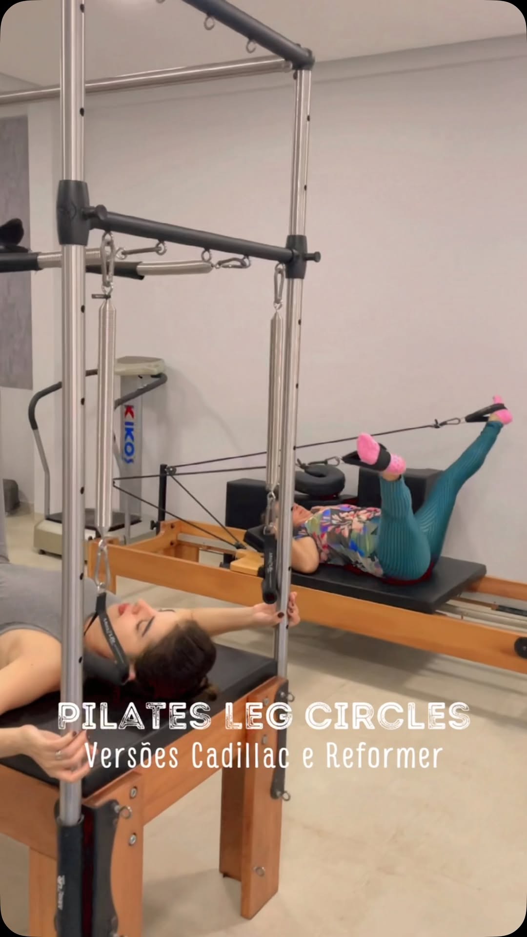 Registro de Pilates no perfil da Dra. Gleika