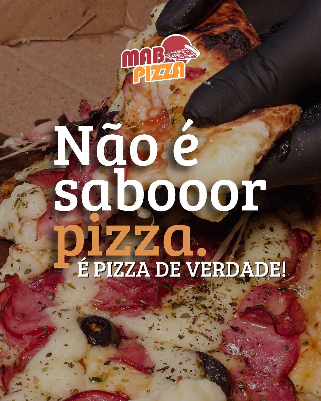 Pizza da Mab Pizza em destaque