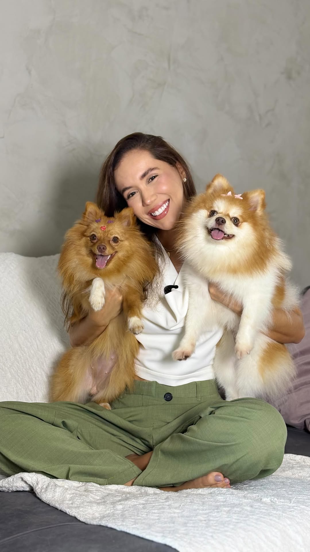 Cliente com pets na Miau Petshop