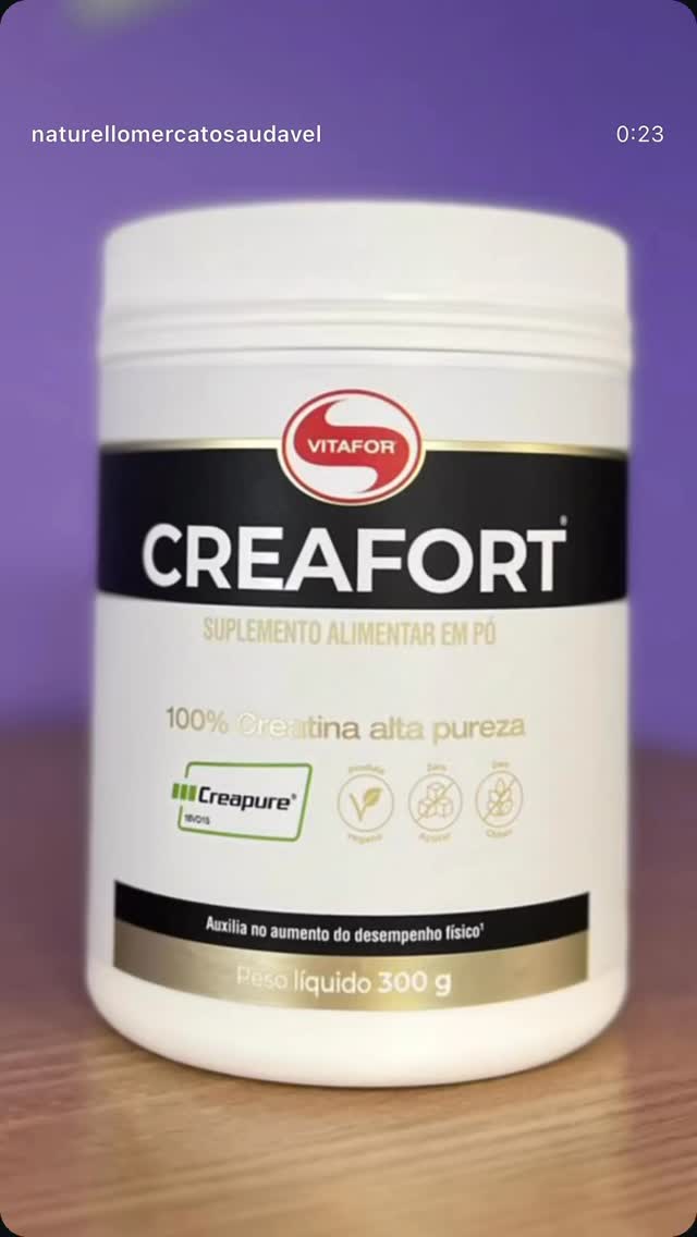 Creatina divulgada pela Milênio Fitness