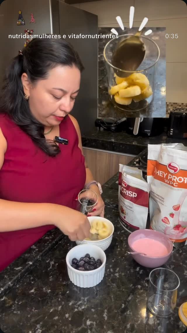 Receita proteica divulgada pela Milênio Fitness