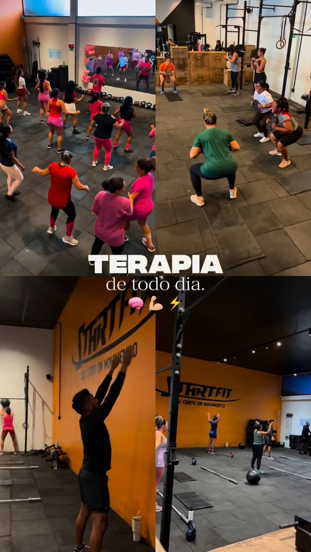Treino coletivo na StartFit