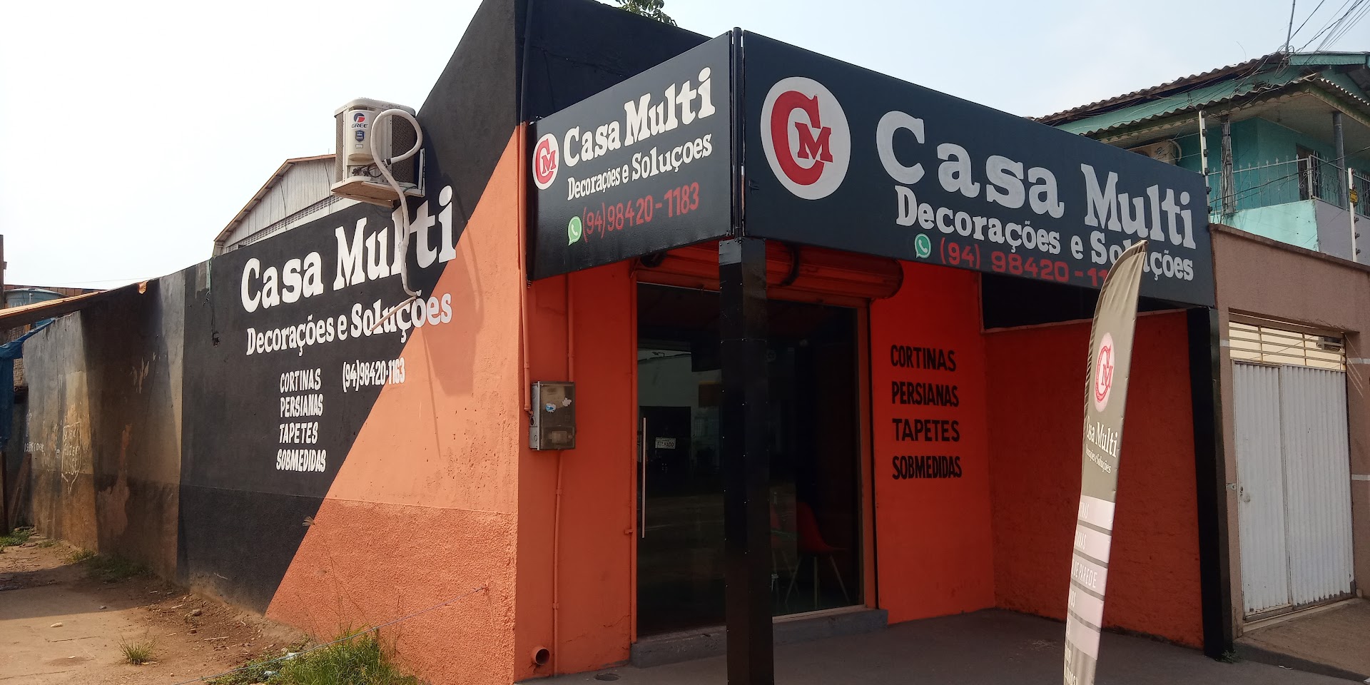 Fachada da loja Casa Multi Decorações em Marabá