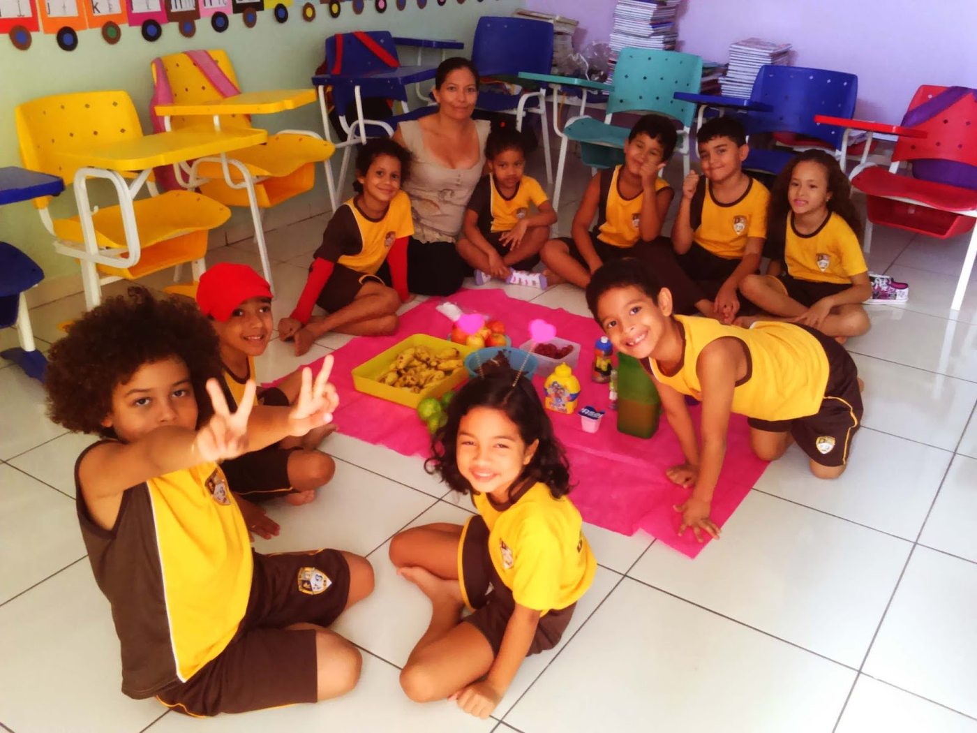 Atividade na sala de aula