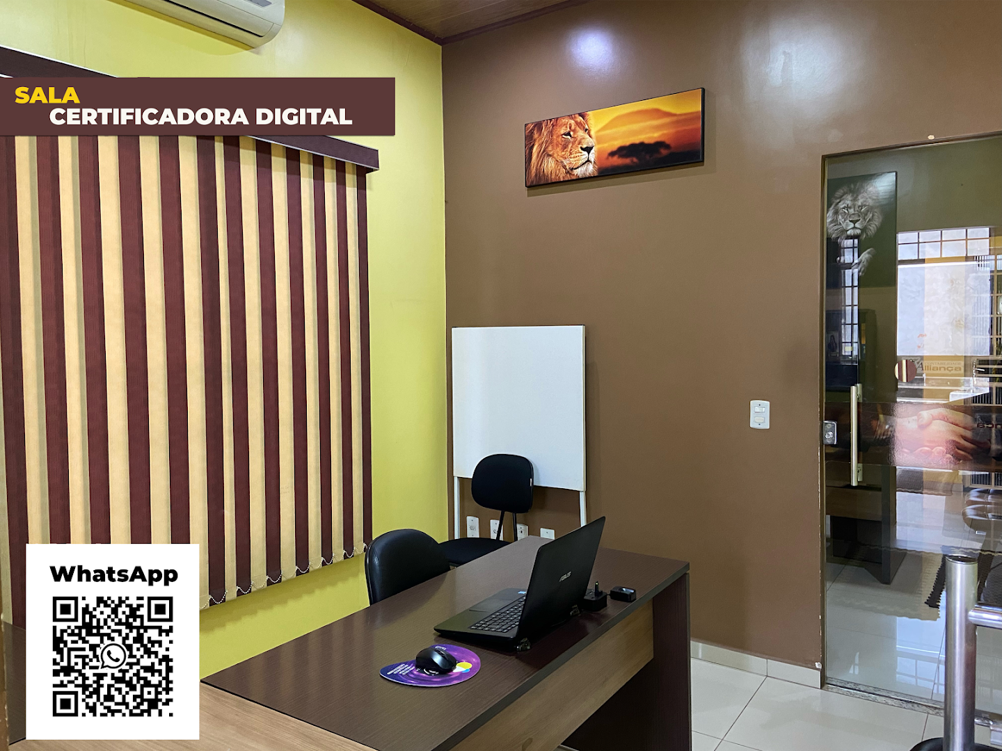 Sala de trabalho do escritório