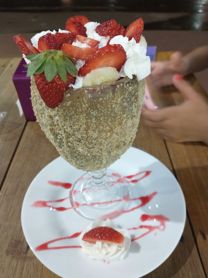Taça com paçoca