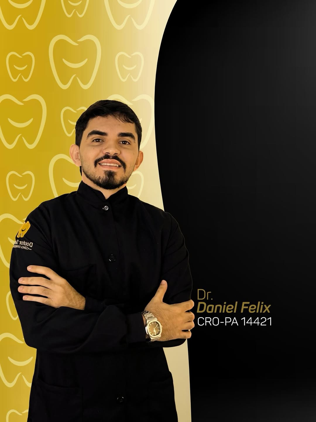 Dr. Daniel Felix, dentista da Clínica Doutor Sorriso