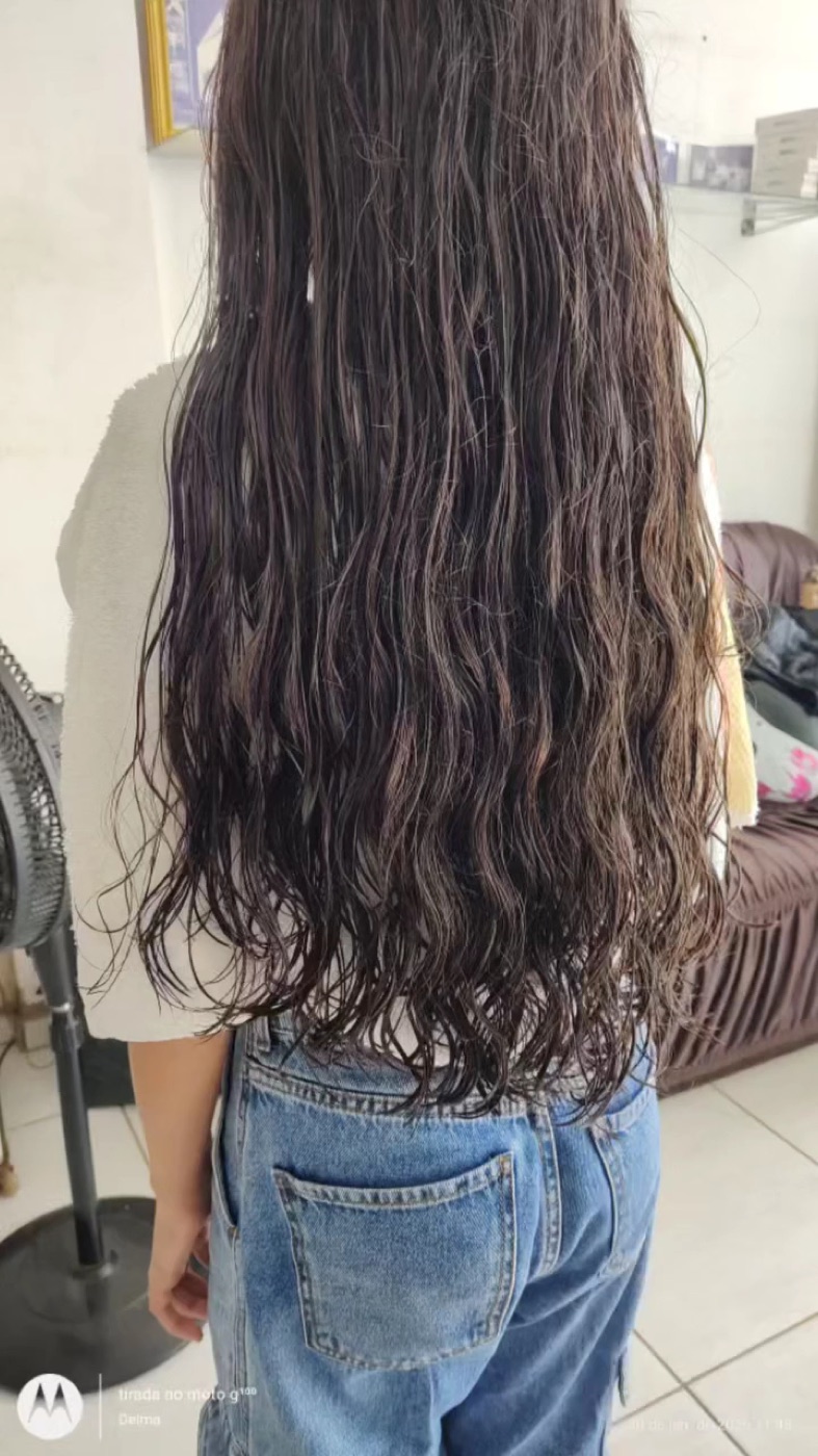 Cabelo tratado no Espaço da Beleza El Shadai