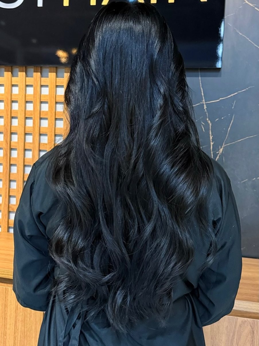 Cliente no salão Fast Hair