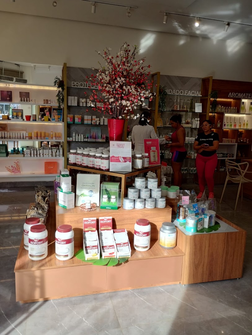 Vitrine de produtos manipulados