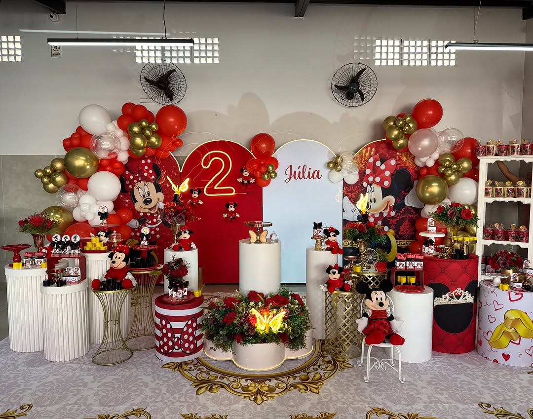Festa decorada no JD Espaço de Eventos em Parauapebas