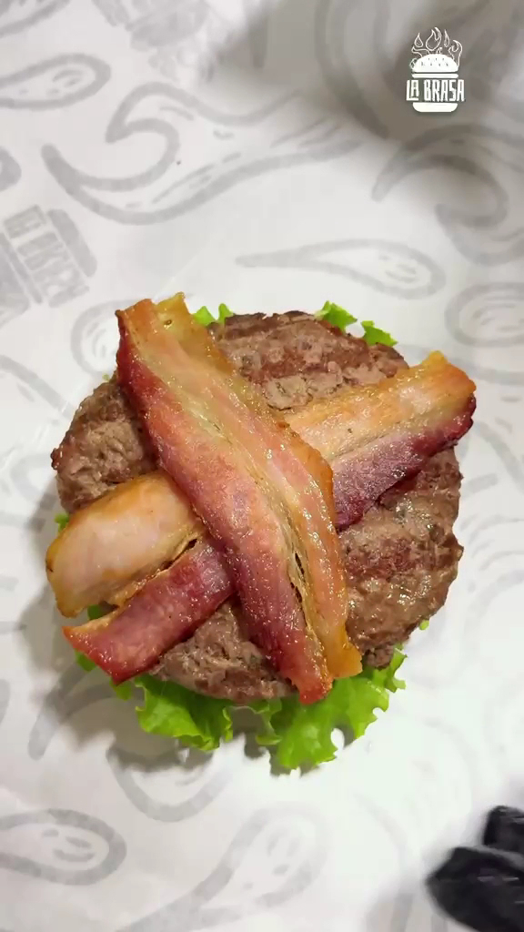 Burger com bacon