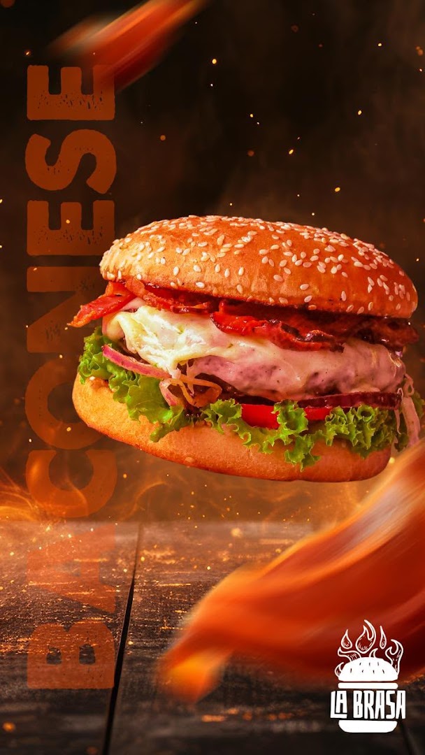 Hambúrguer artesanal La Brasa