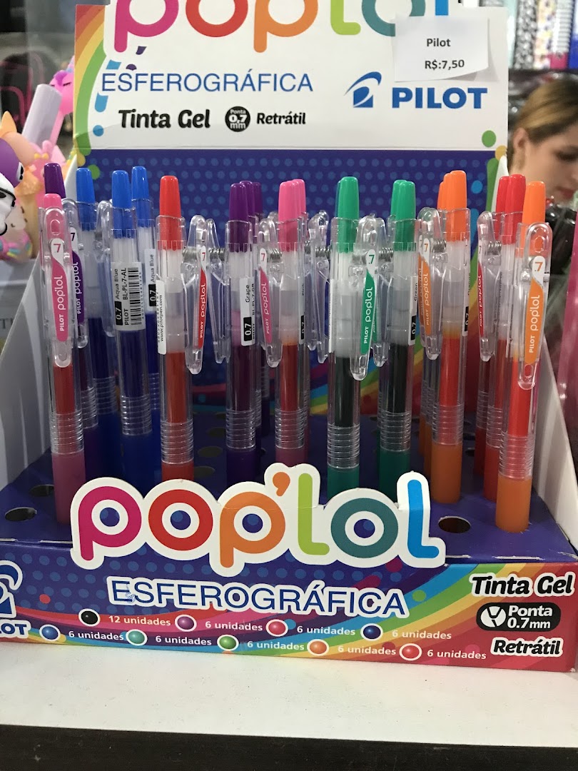 Display de canetas gel