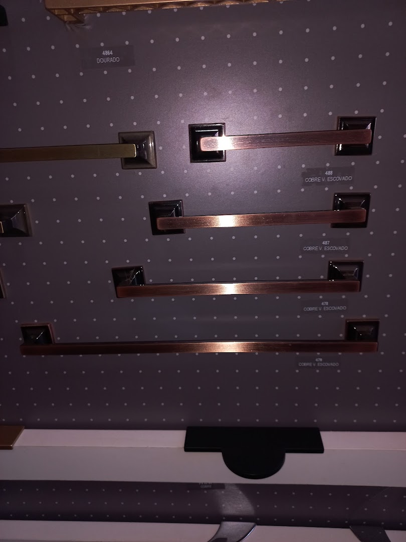 Painel expositor de puxadores em vários modelos