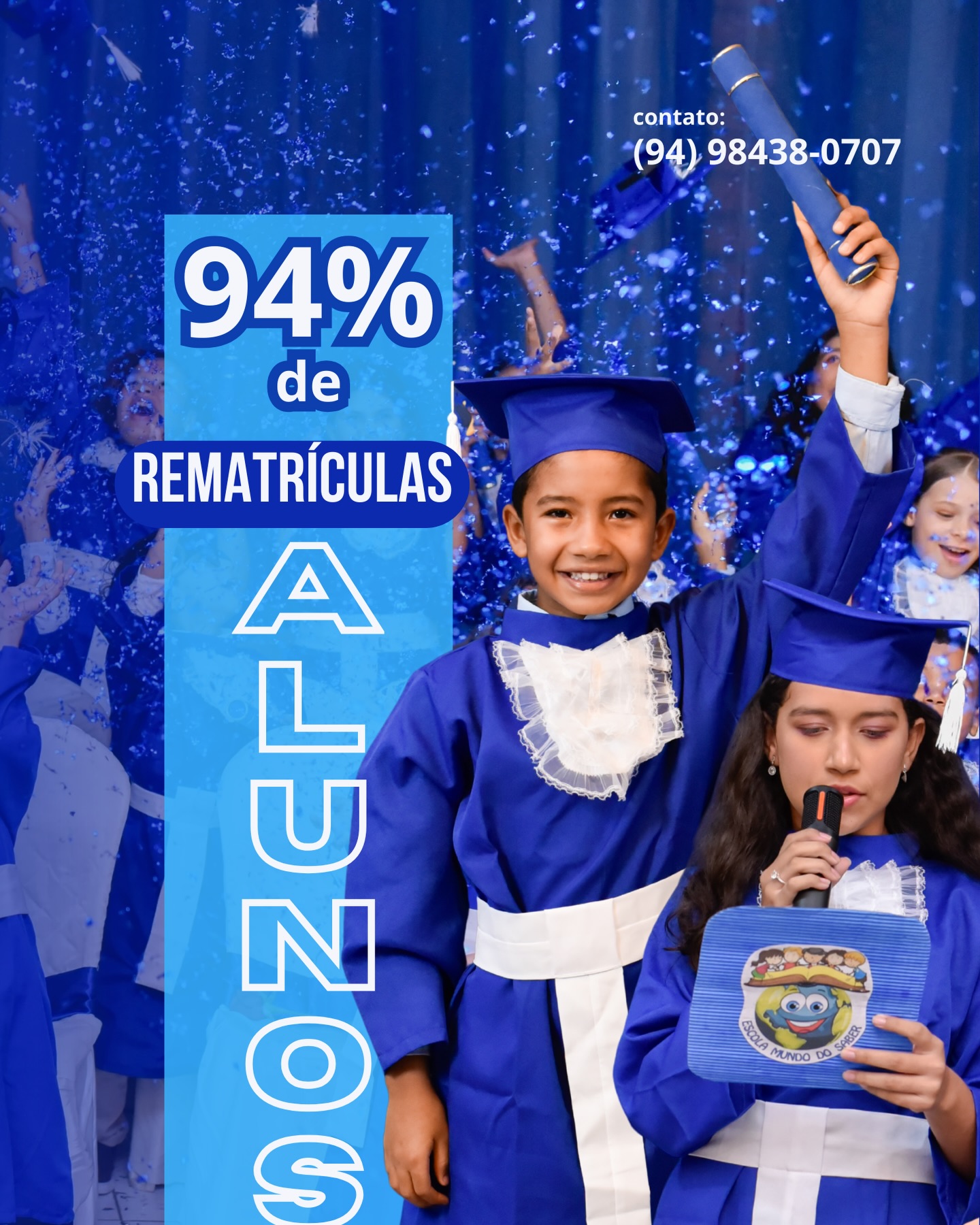 Formatura dos alunos