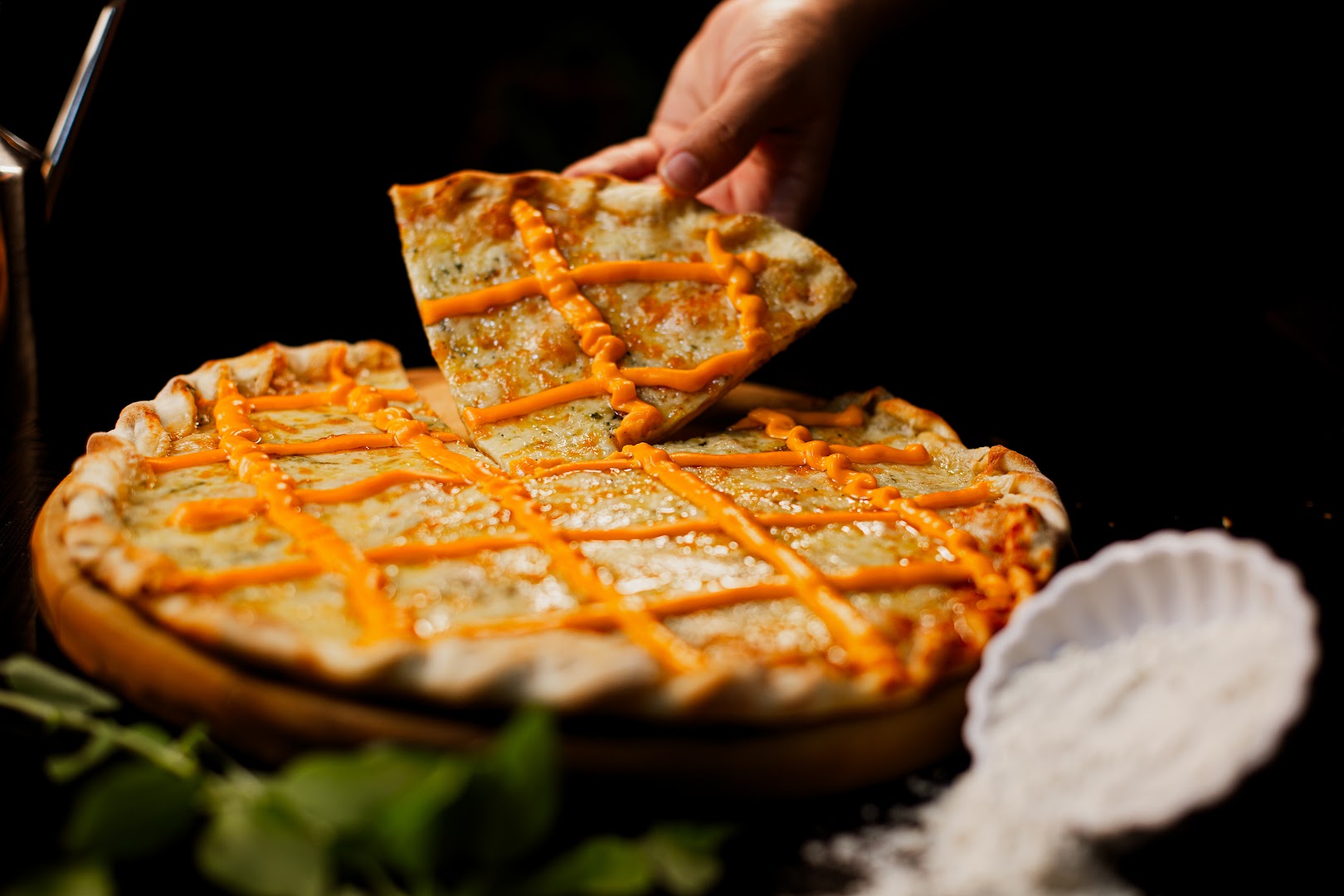 Pizza artesanal da Nápoli