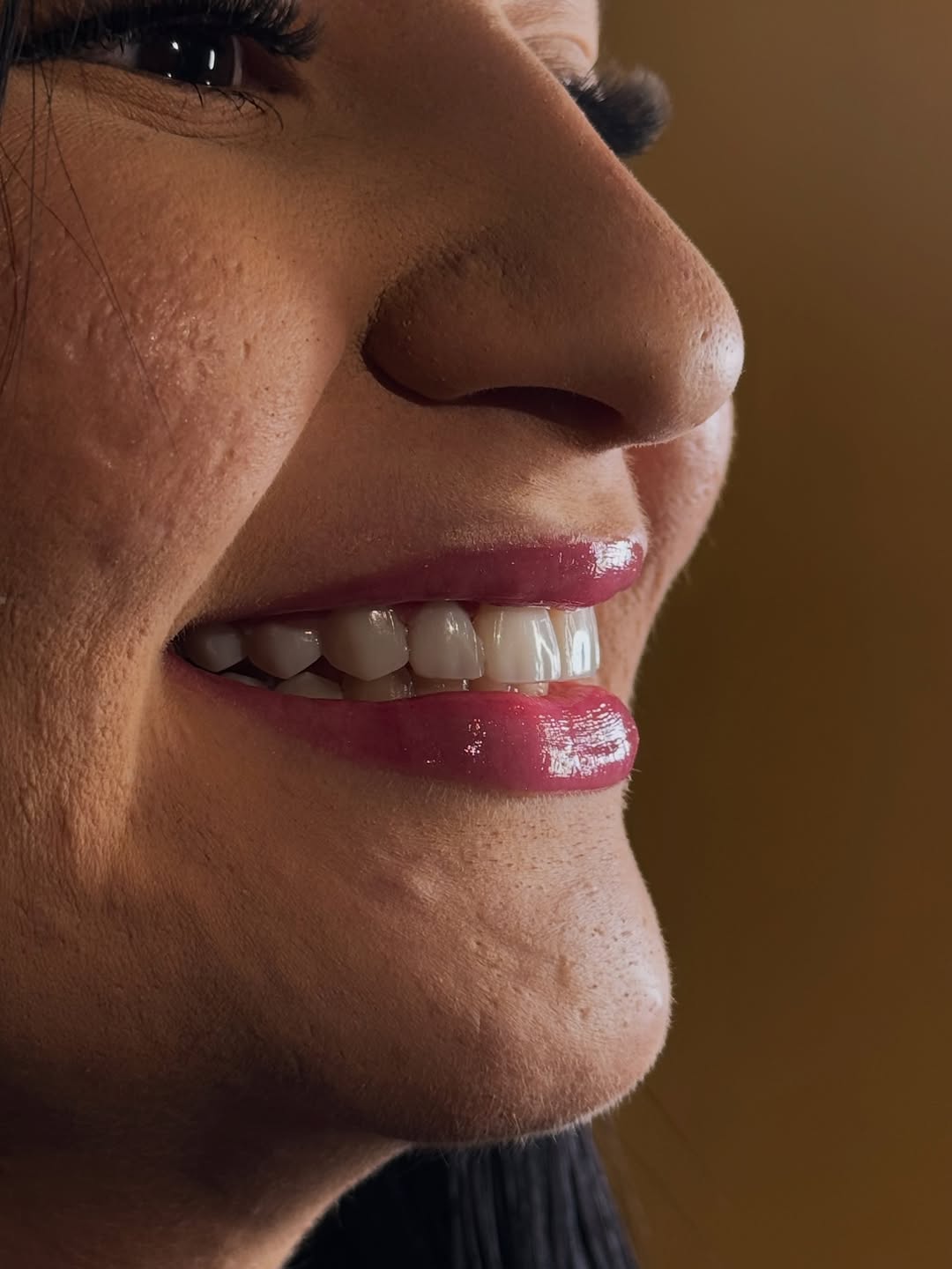Close de um sorriso