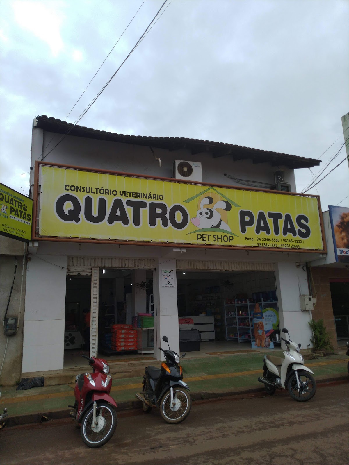 Fachada da Quatro Patas em Parauapebas