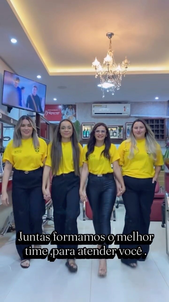 Equipe do Centro de Beleza Renovar