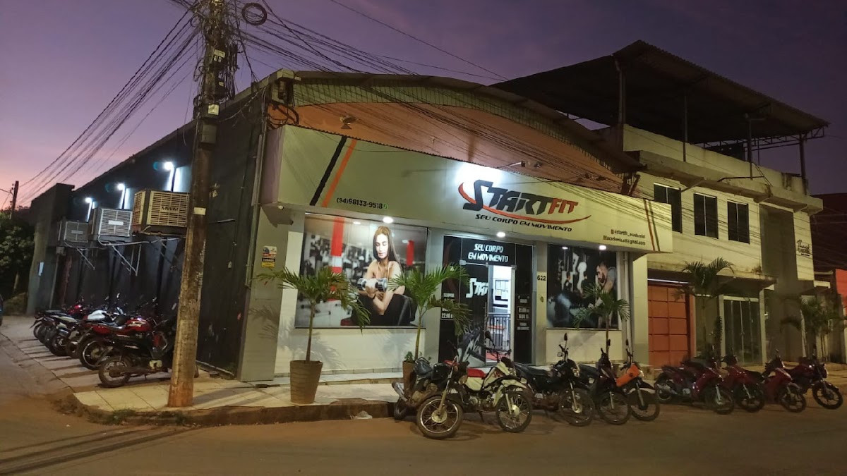 Fachada da academia Start Fit em Parauapebas