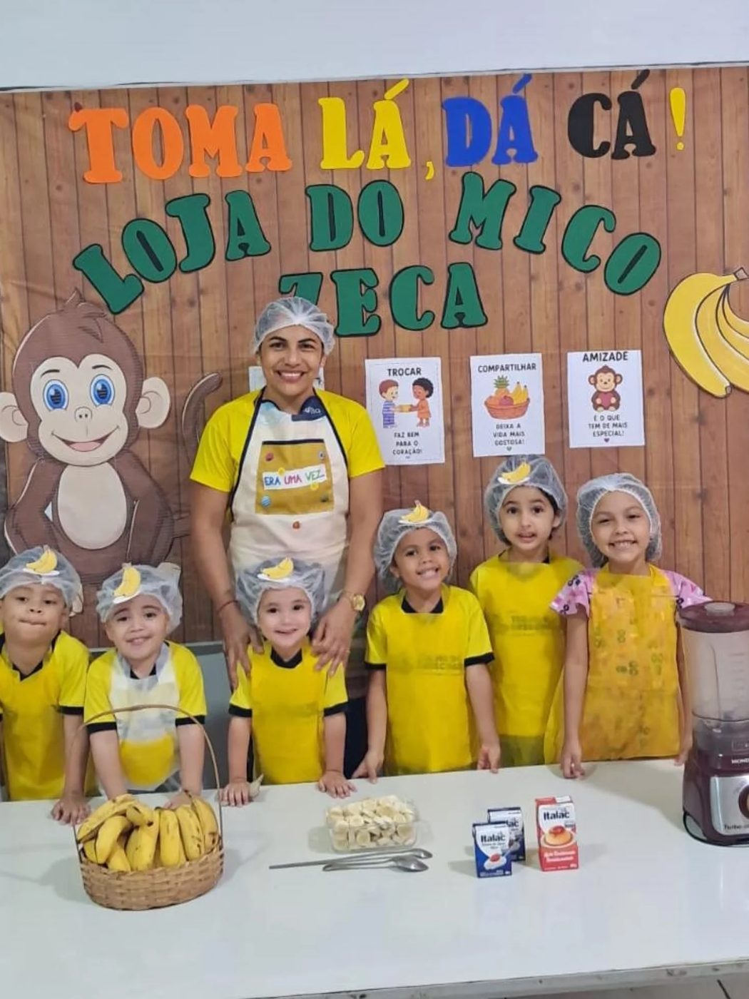 Atividade prática com as crianças