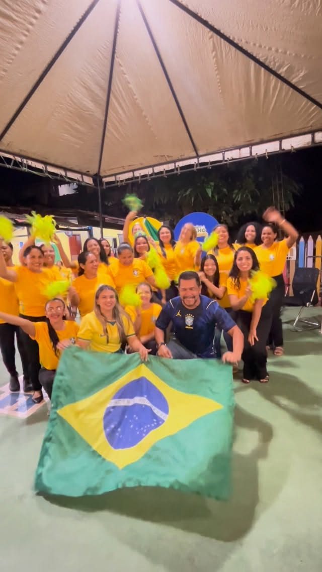Evento com as famílias